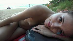 You hit the trails and the beach with Brooke.